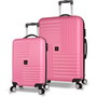 Zoozie Bags Juego de maletas de 2 piezas Rosa